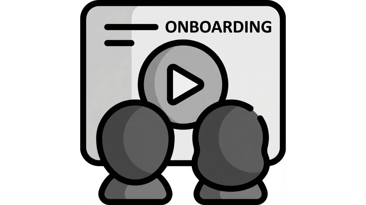 Vídeos de onboarding na integração de colaboradores